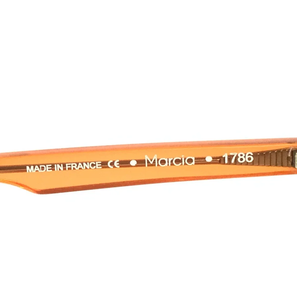 Anne & Valentin Petite Eyeglasses Frames Marcia 1786 Clear Gray Orange 40-22-140